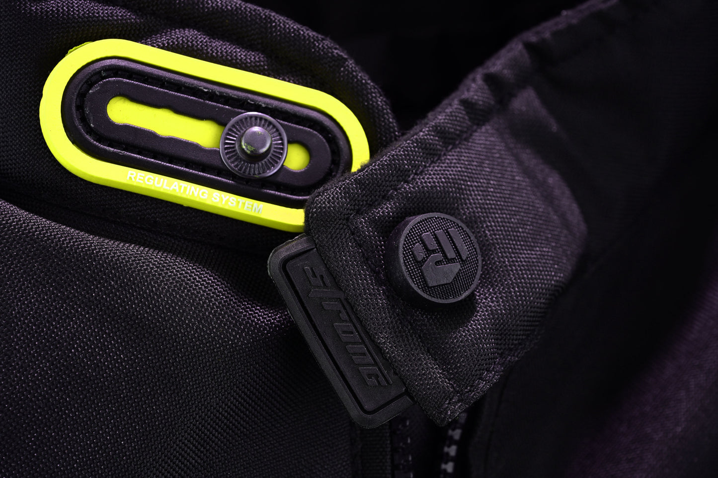 Urban Jacket – Men’s Street-Ready Moto Textile Jacket (Stealth Black / Neon)