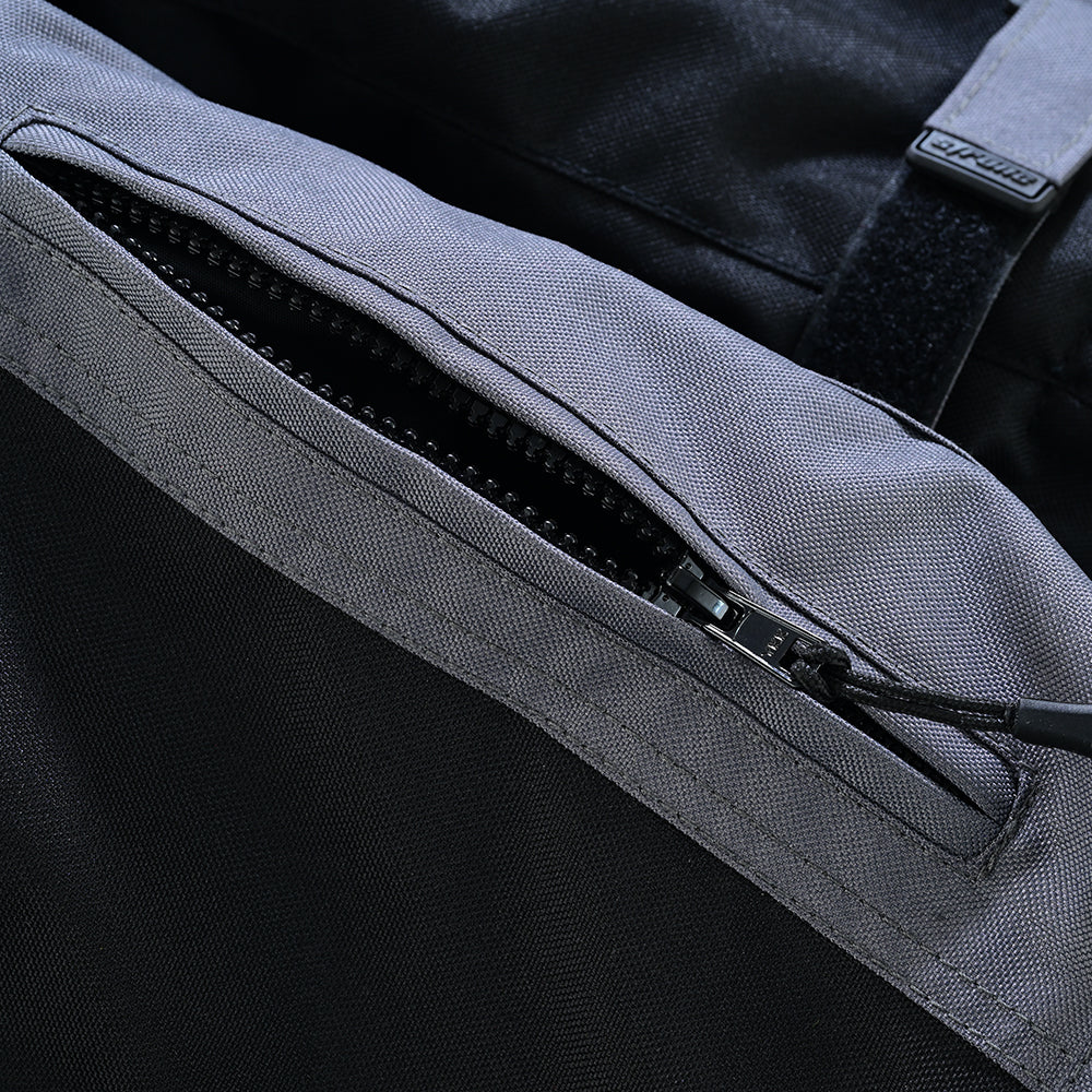 Street Jacket – Men's Armored Riding Jacket (Stealth Black/Gunmetal)