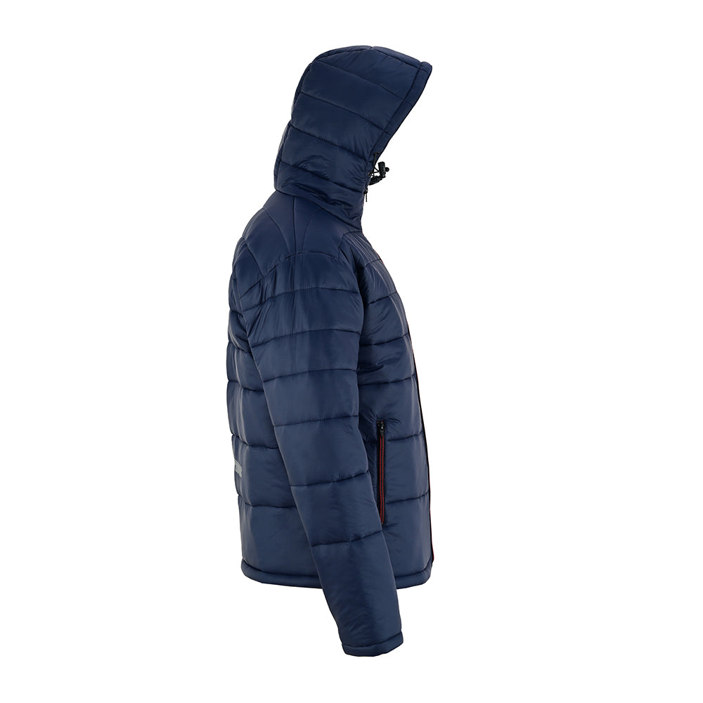 Fly Hoodie – Men’s Puffer Jacket (Navy Blue)