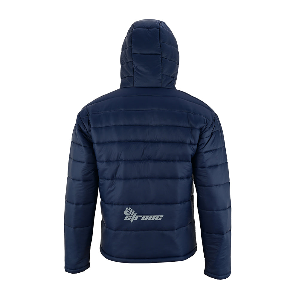 Fly Hoodie – Men’s Puffer Jacket (Navy Blue)