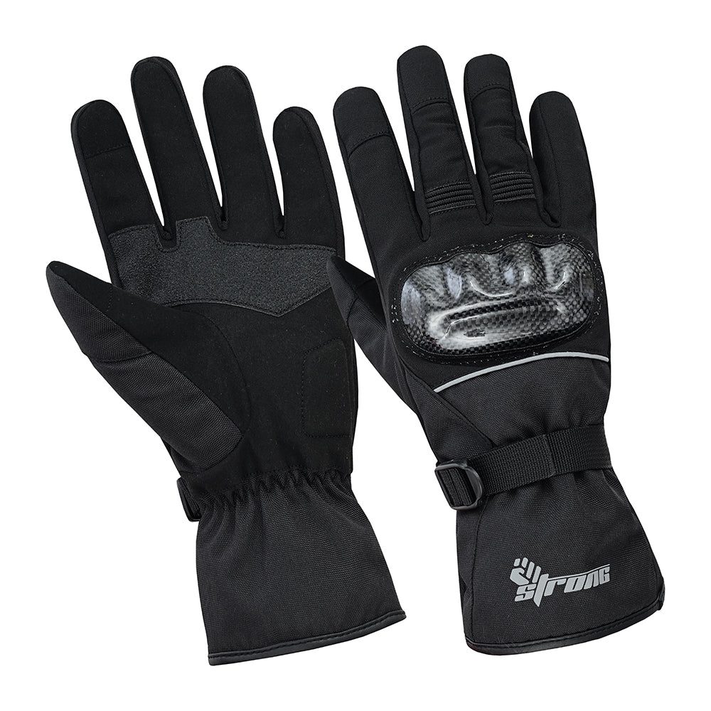 YEN Gloves – Men’s Armored Motorcycle Riding Gloves (Black Tactical)