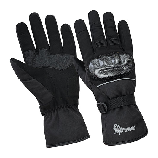 YEN Gloves – Men’s Armored Motorcycle Riding Gloves (Black Tactical)