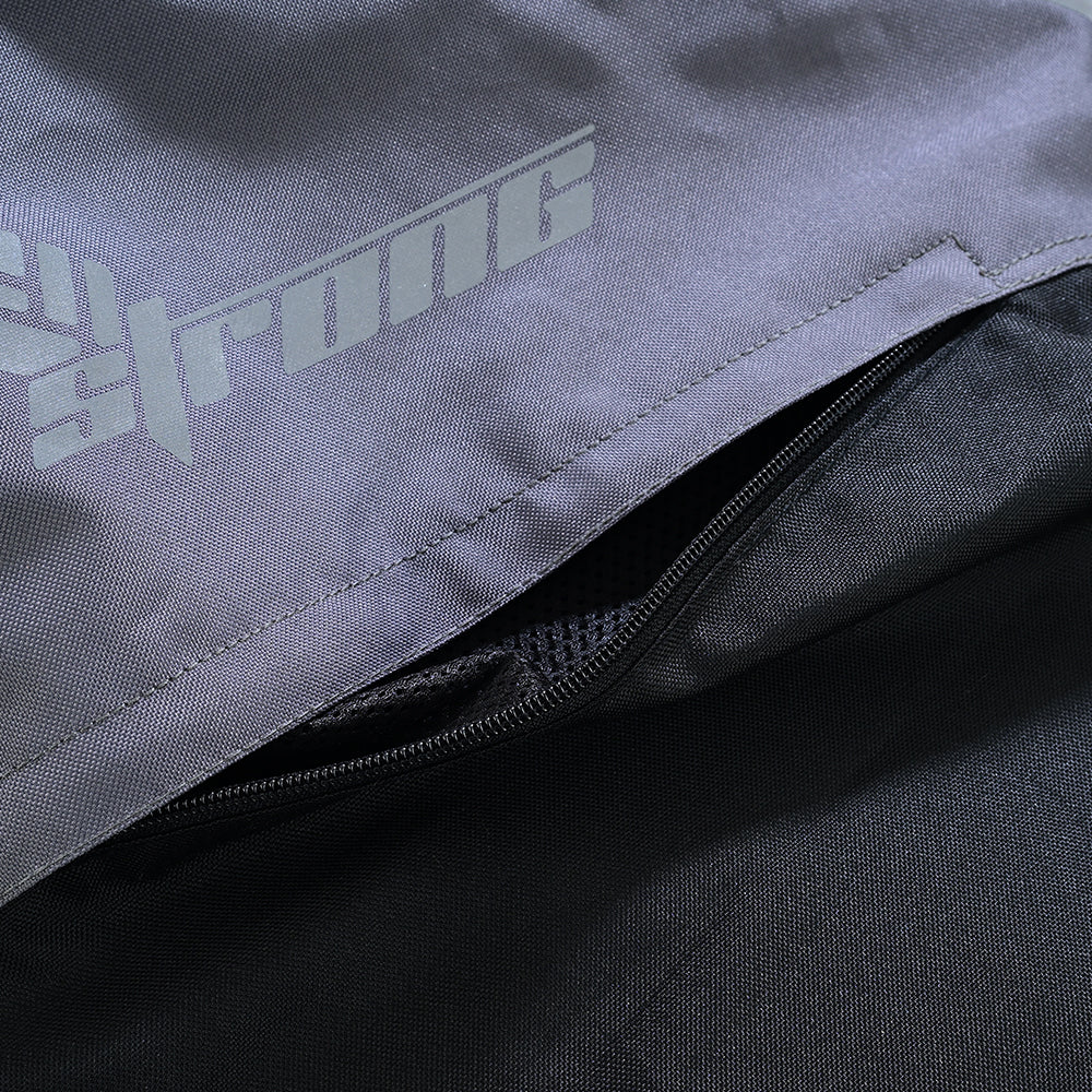 Street Jacket – Men's Armored Riding Jacket (Stealth Black/Gunmetal)