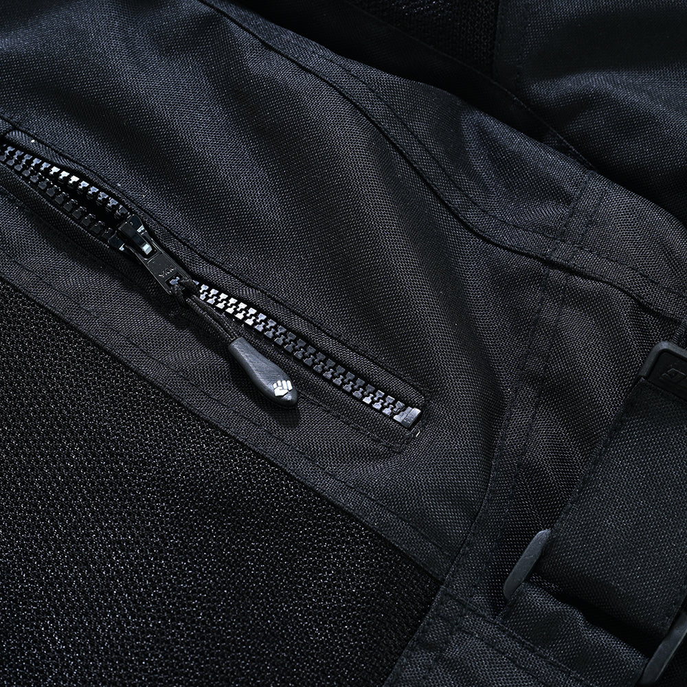 Urban Jacket – Men’s Street-Ready Moto Textile Jacket (Stealth Black)