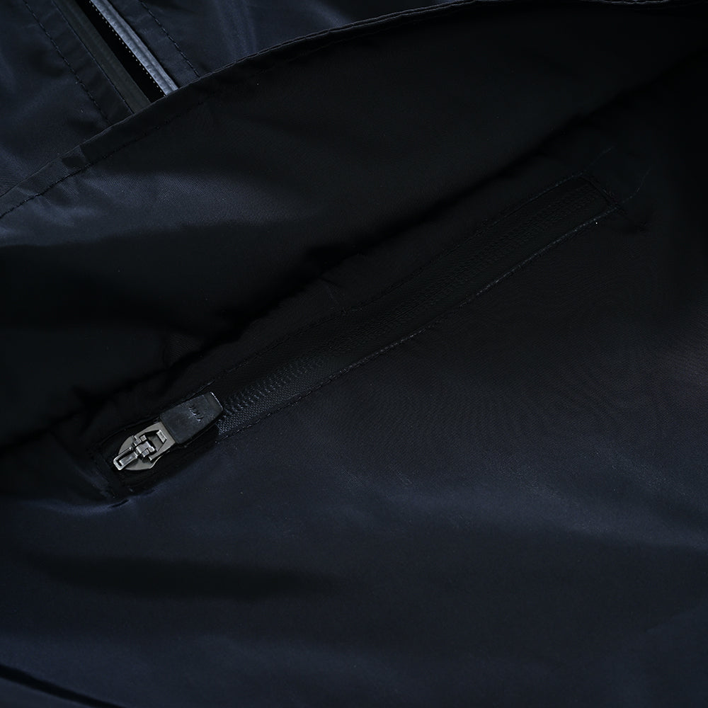 Windbreaker Hoodie – Men's Lightweight Pullover (Black)