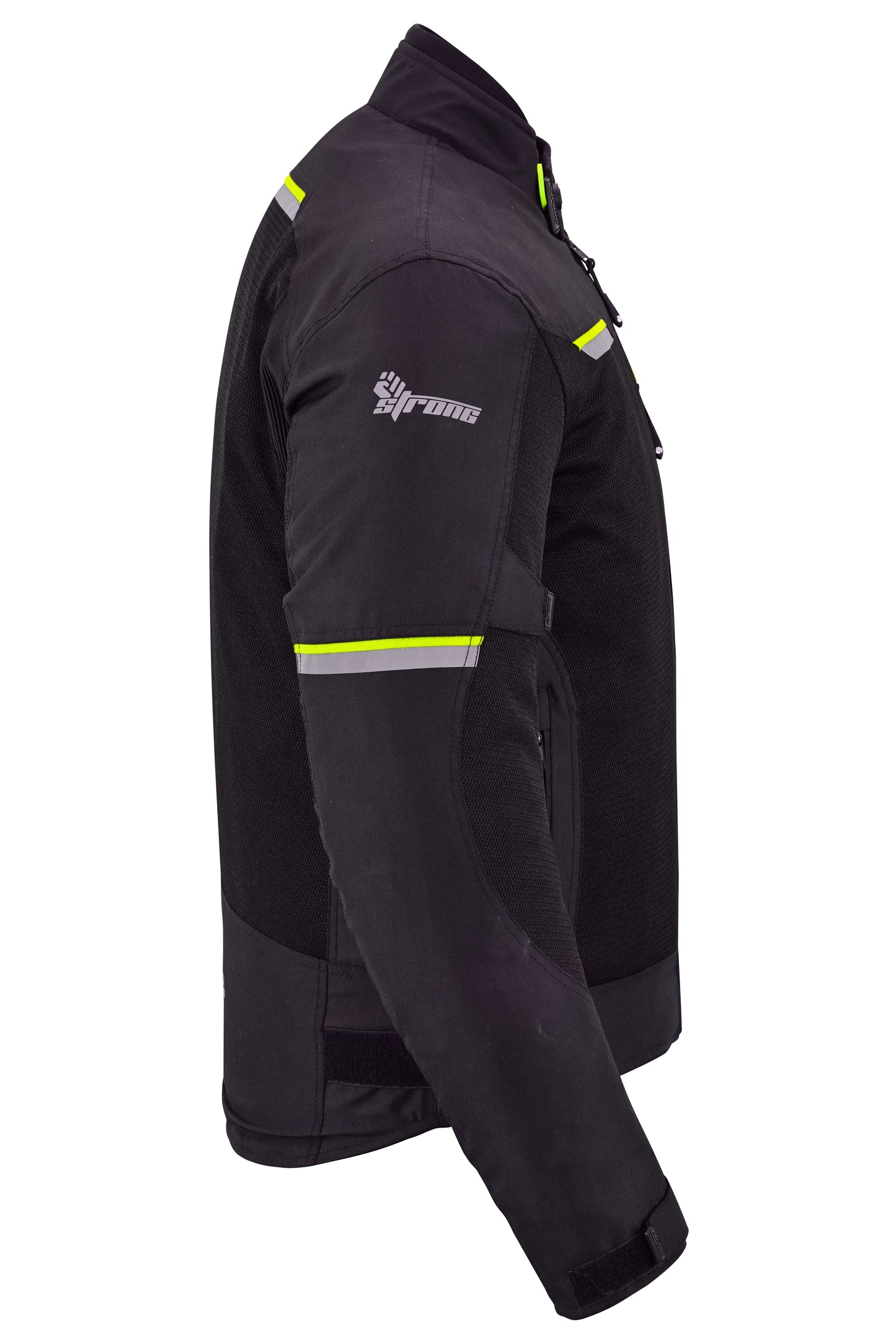 Urban Jacket – Men’s Street-Ready Moto Textile Jacket (Stealth Black / Neon)